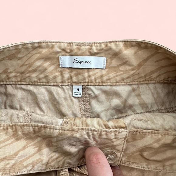 Tan and brown express skirt - Picture 4 of 4